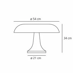 Artemide Nesso Table Lamp 11 Artemide Nesso Table Lamp -Vitra Shop Artemide Nesso Dimensions