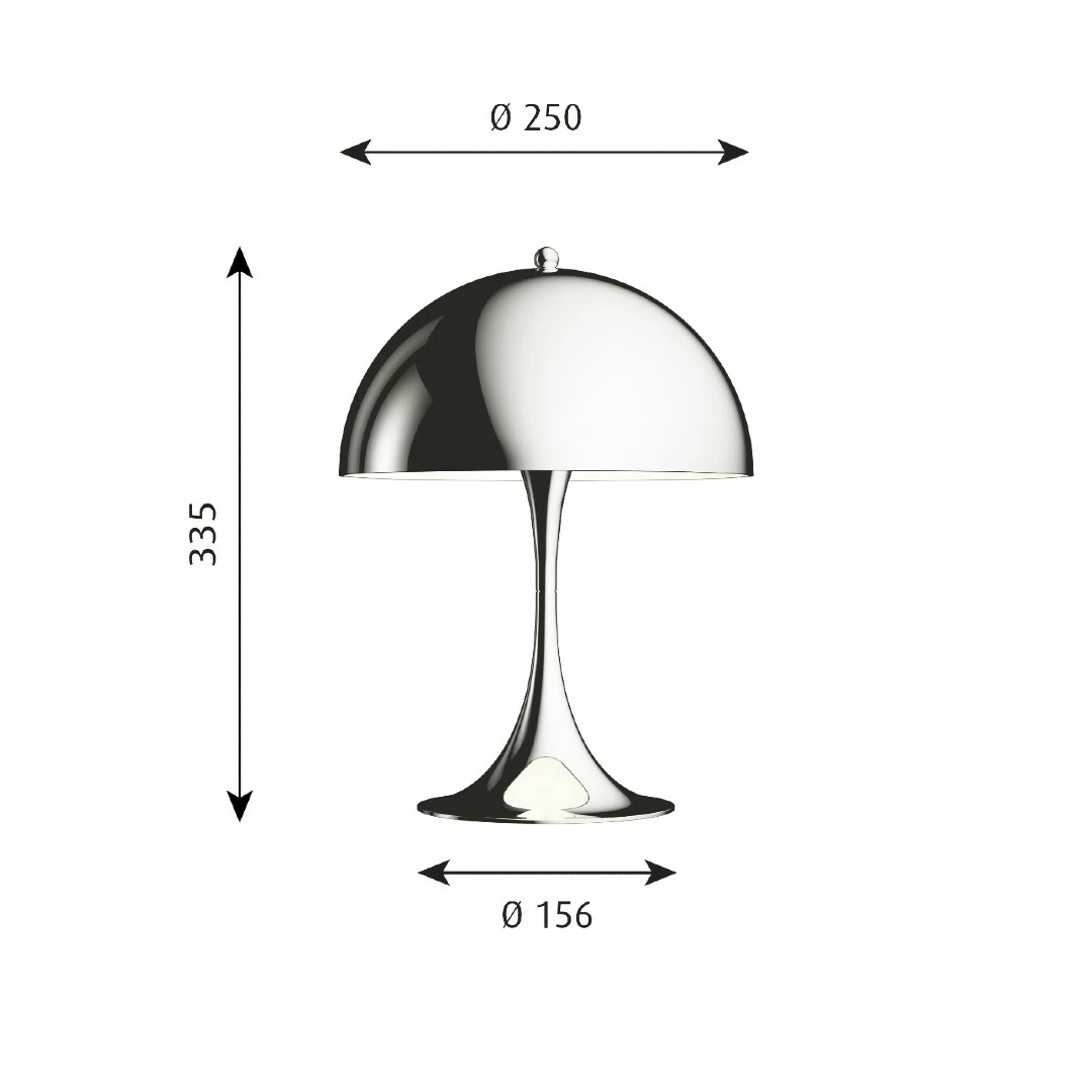 Louis Poulsen Panthella Mini Table Lamp 3 Louis Poulsen Panthella Mini Table Lamp - Image 3